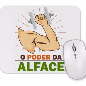 Baskı Dükkanı O Poder Da Alface Vegan Power Mouse Pad