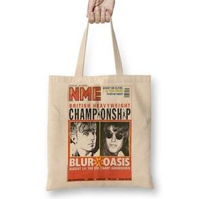 Baskı Dükkanı Oasis ve Blur Nme Bez Çanta