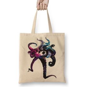 Baskı Dükkanı Octopus Eye Bez Çanta
