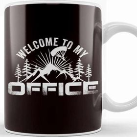 Baskı Dükkanı Office Sky Paraglider Parachute Skydiving Paragliding Flying Kupa