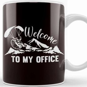 Baskı Dükkanı Office Sky Paramotor Paraglider Ppg Paramotoring Parachuting Kupa