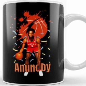 Baskı Dükkanı Og Anunoby Vintage Art Legend Basketball Gift Kupa