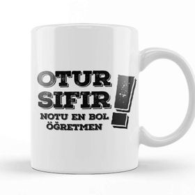 Baskı Dükkanı Öğretmenler Günü Öğretmene Hediye 015 Kupa Bardak