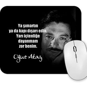 Baskı Dükkanı Oğuz Atay Söz 01 Mouse Pad