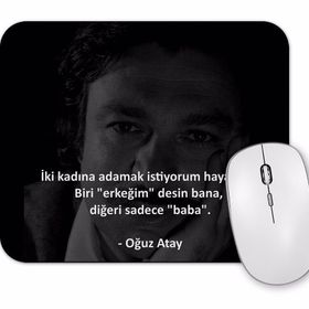 Baskı Dükkanı Oğuz Atay Söz 07 Mouse Pad