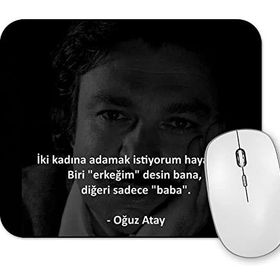Baskı Dükkanı Oğuz Atay Söz 07 Mouse Pad