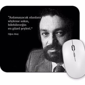 Baskı Dükkanı Oğuz Atay Söz 08 Mouse Pad
