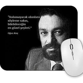 Baskı Dükkanı Oğuz Atay Söz 08 Mouse Pad