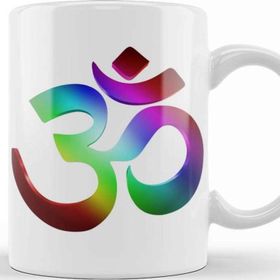 Baskı Dükkanı Ohm Spiritual Om Yoga Meditation Gift Aum Symbol 01 Kupa