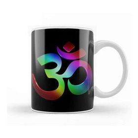 Baskı Dükkanı Ohm Spiritual Om Yoga Meditation Gift Aum Symbol Kupa