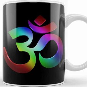 Baskı Dükkanı Ohm Spiritual Om Yoga Meditation Gift Aum Symbol Kupa