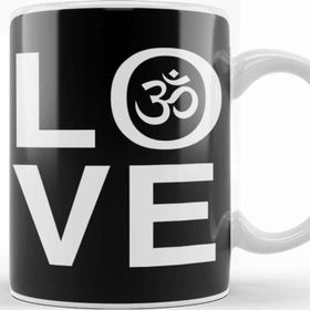 Baskı Dükkanı Ohm Symbol Love Kupa Bardak