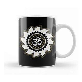 Baskı Dükkanı Ohm Symbol Yoga Ohm Indian Design Kupa