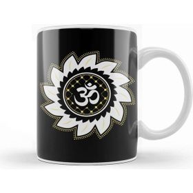 Baskı Dükkanı Ohm Symbol Yoga Ohm Indian Design Kupa