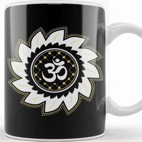 Baskı Dükkanı Ohm Symbol Yoga Ohm Indian Design Kupa