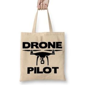 Baskı Dükkanı Oiloto De Drones Pılot Bez Çanta