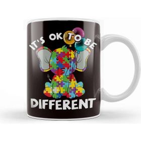 Baskı Dükkanı Ok Be Different Autistic Elephant Balloons Autism Awareness Kupa