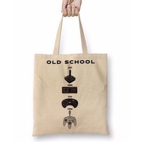 Baskı Dükkanı Old School Gamer Bez Çanta