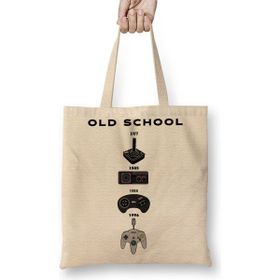 Baskı Dükkanı Old School Gamer Bez Çanta