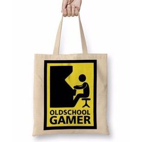 Baskı Dükkanı Oldschool Gamer Bez Çanta