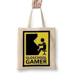Baskı Dükkanı Oldschool Gamer Bez Çanta