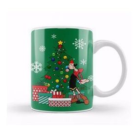 Baskı Dükkanı Olive Oyl Around The Christmas Tree Popeye Kupa