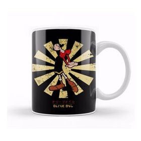 Baskı Dükkanı Olive Oyl Retro Japanese Popeye Kupa