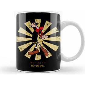 Baskı Dükkanı Olive Oyl Retro Japanese Popeye Kupa