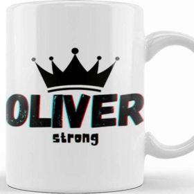 Baskı Dükkanı Oliver Name Custom Design Gift Baby Gift For Him Kupa