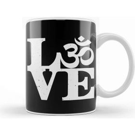 Baskı Dükkanı Om Love Om Symbol Kupa