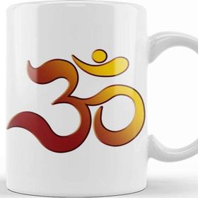 Baskı Dükkanı Om Ohm Aum Symbol Kupa
