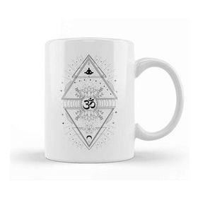 Baskı Dükkanı Om Symbol Sacred Geometry Kupa