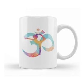 Baskı Dükkanı Om Yoga Yogini Tasarım Kupa