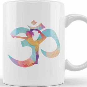 Baskı Dükkanı Om Yoga Yogini Tasarım Kupa