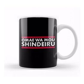 Baskı Dükkanı Omae Wa Mou Shindeiru Anime Merch Otaku Anime Memes Kupa