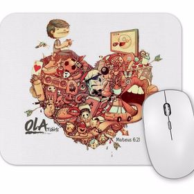 Baskı Dükkanı One Family Mouse Pad