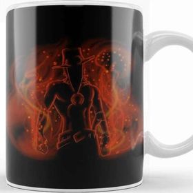 Baskı Dükkanı One Piece Flaming Pirate Kupa