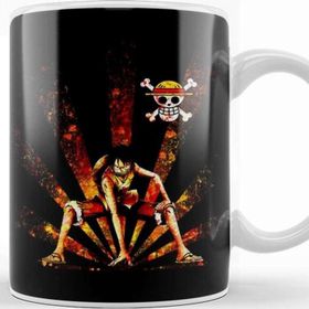 Baskı Dükkanı One Piece Grunge Luffy Kupa