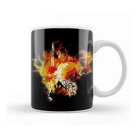 Baskı Dükkanı One Piece Luffy Ace Of Fire Kupa