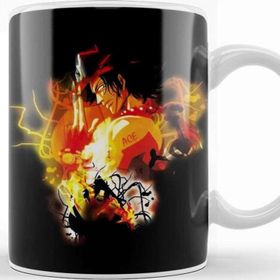 Baskı Dükkanı One Piece Luffy Ace Of Fire Kupa