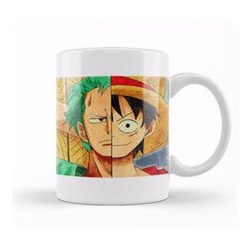Baskı Dükkanı One Piece Luffy And Zoro's Faces Kupa