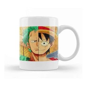 Baskı Dükkanı One Piece Luffy And Zoro's Faces Kupa