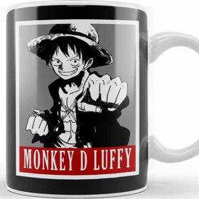 Baskı Dükkanı One Piece Luffy D Monkey Kupa Bardak