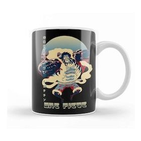 Baskı Dükkanı One Piece Monkey D Luffy 04 Kupa