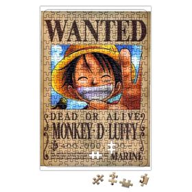 Baskı Dükkanı One Piece Wanted Luffy 240 Parça Puzzle