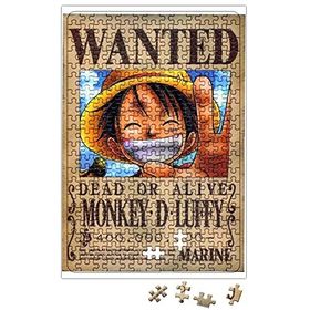 Baskı Dükkanı One Piece Wanted Luffy 240 Parça Puzzle