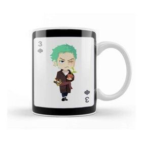 Baskı Dükkanı One Piece Zorro Cards Kupa