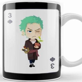 Baskı Dükkanı One Piece Zorro Cards Kupa