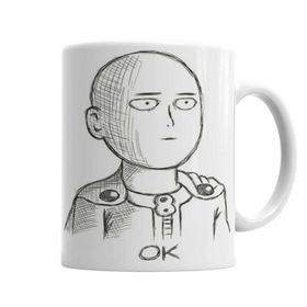 Baskı Dükkanı One Punch Man Genos Blast Sihirli Porselen Kupa