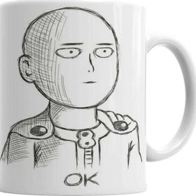 Baskı Dükkanı One Punch Man Genos Blast Sihirli Porselen Kupa